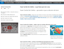Tablet Screenshot of fazercartaodecredito.net